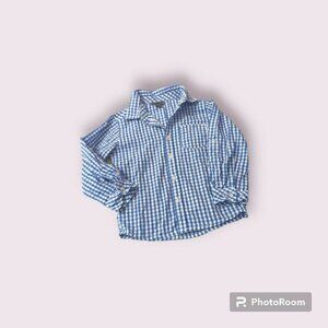 DKNY Gingham Button Up Shirt